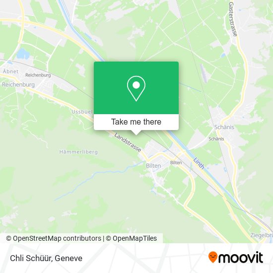 Chli Schüür map