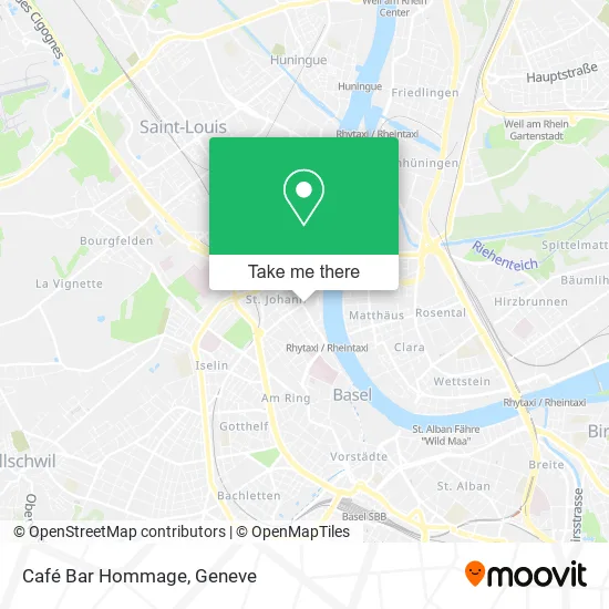 Café Bar Hommage map