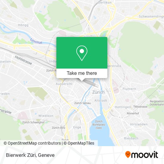 Bierwerk Züri map