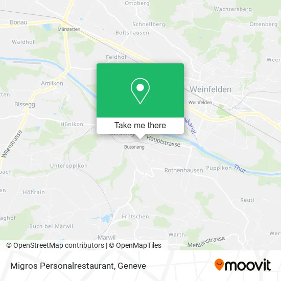 Migros Personalrestaurant plan