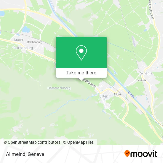 Allmeind map
