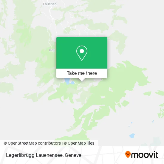 Legerlibrügg Lauenensee map