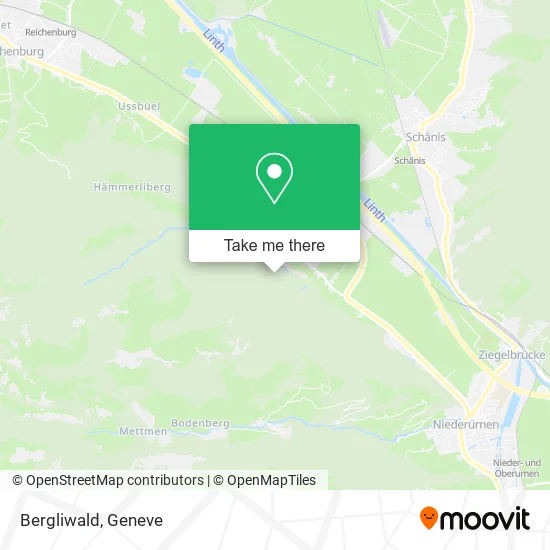 Bergliwald map