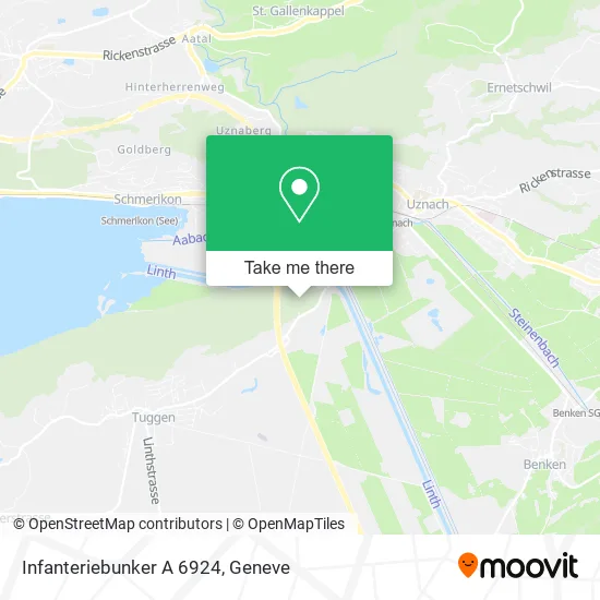 Infanteriebunker A 6924 map