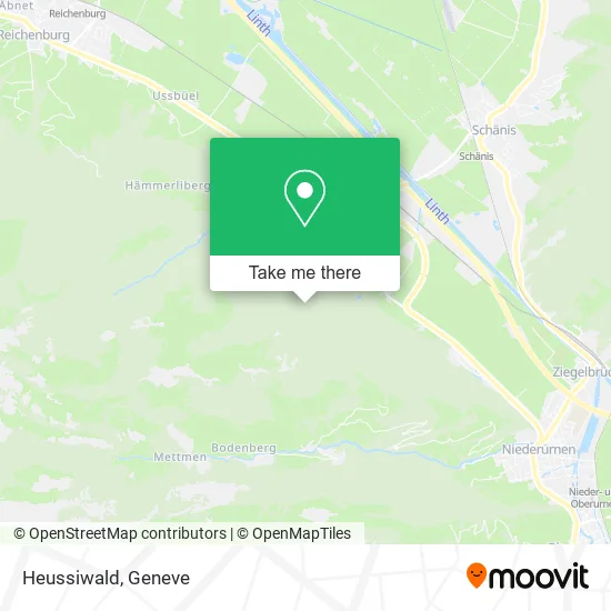 Heussiwald map