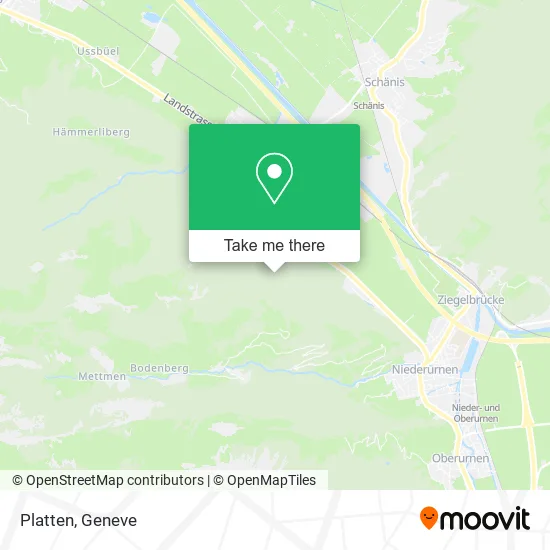Platten map