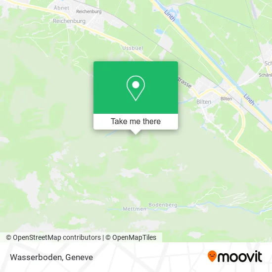Wasserboden map