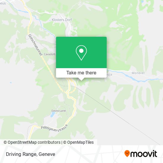 Driving Range map