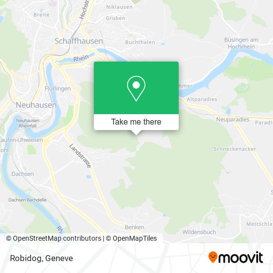Robidog map