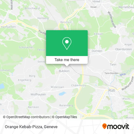 Orange Kebab-Pizza map