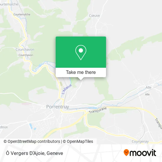 Ô Vergers D’Ajoie map