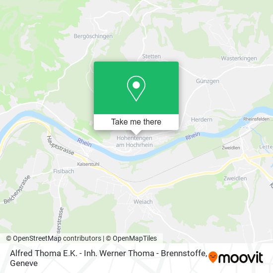 Alfred Thoma E.K. - Inh. Werner Thoma - Brennstoffe map