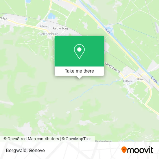 Bergwald map