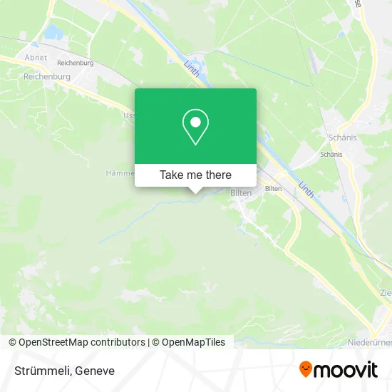 Strümmeli map