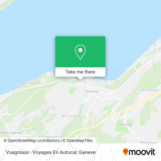 Vuagniaux - Voyages En Autocar map