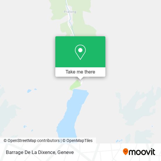 Barrage De La Dixence map