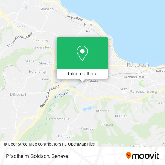 Pfadiheim Goldach map