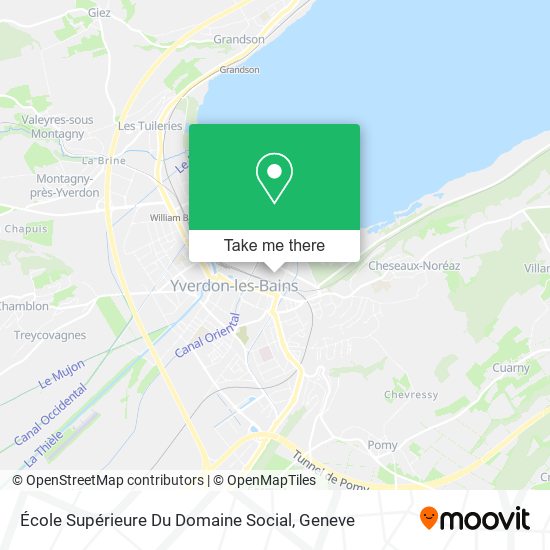 École Supérieure Du Domaine Social map