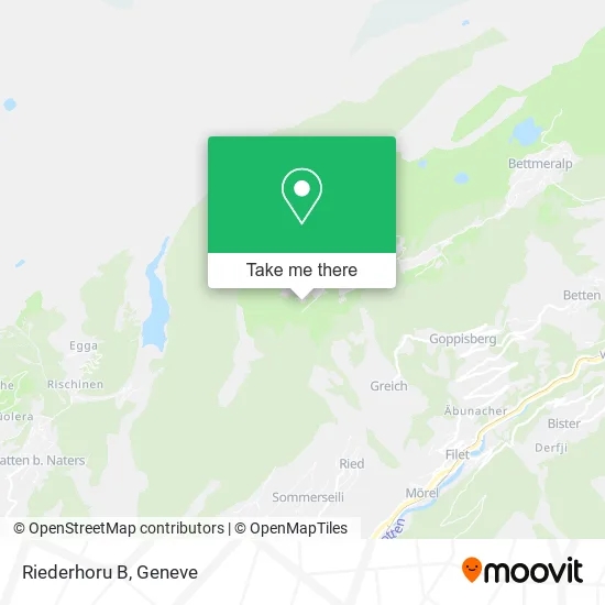 Riederhoru B map
