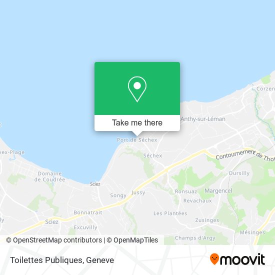 Toilettes Publiques map