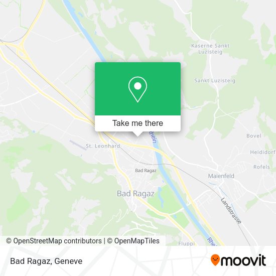 Bad Ragaz map