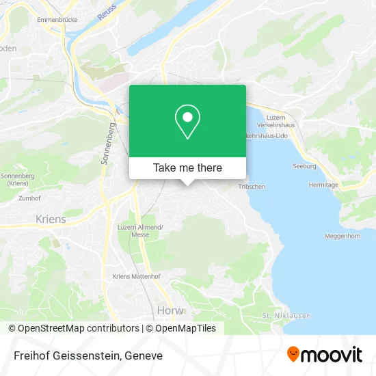 Freihof Geissenstein map
