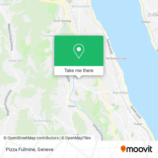 Pizza Fulmine map