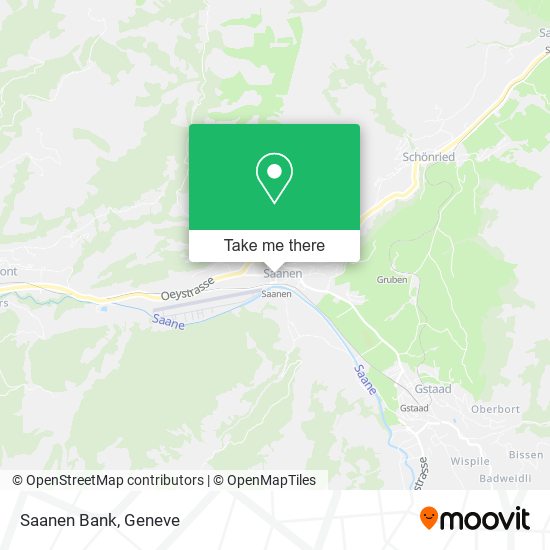 Saanen Bank map