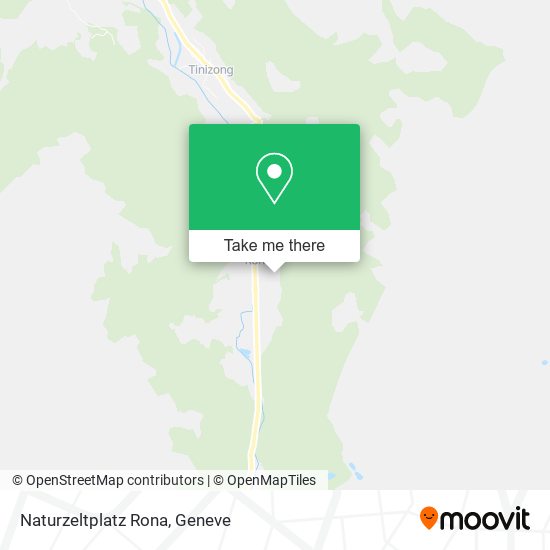 Naturzeltplatz Rona map