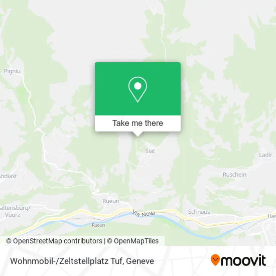 Wohnmobil-/Zeltstellplatz Tuf map