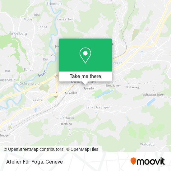 Atelier Für Yoga map