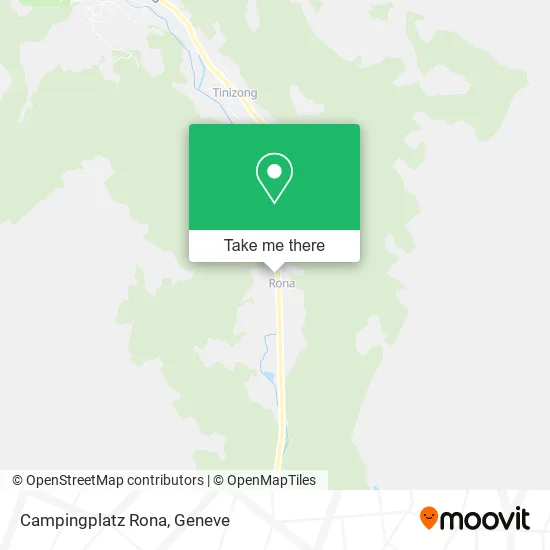 Campingplatz Rona map
