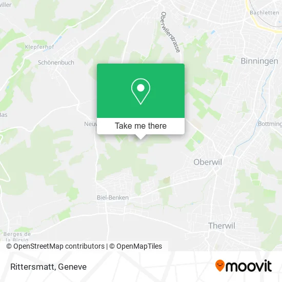 Rittersmatt map