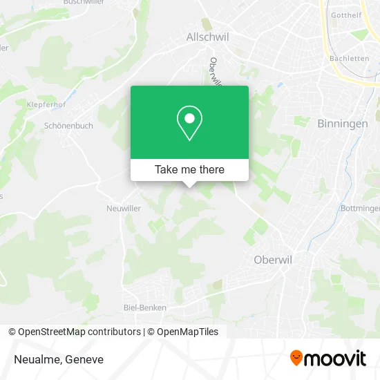Neualme map