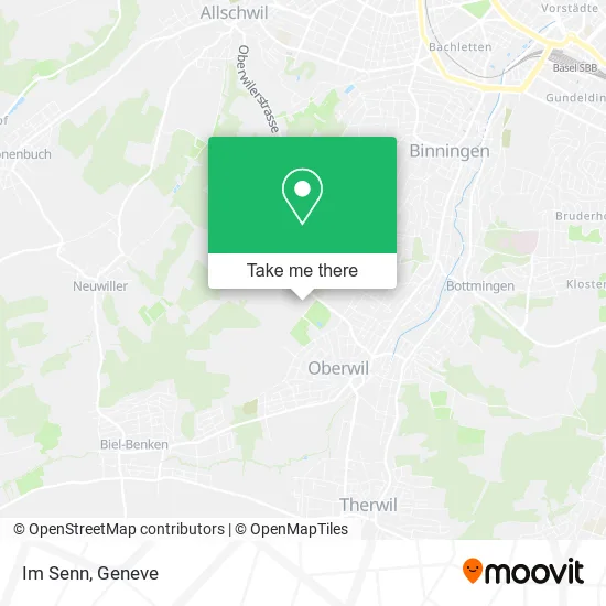 Im Senn map