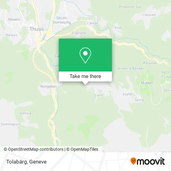 Tolabärg map