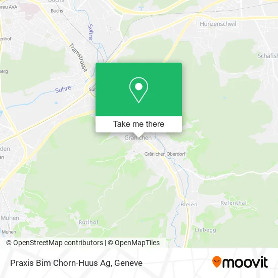 Praxis Bim Chorn-Huus Ag map