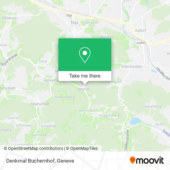 Denkmal Buchernhof map