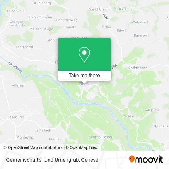 Gemeinschafts- Und Urnengrab map