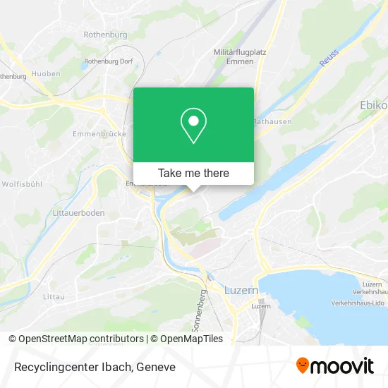 Recyclingcenter Ibach map