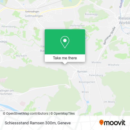 Schiessstand Ramsen 300m map
