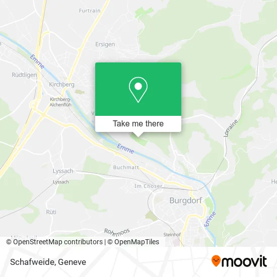 Schafweide map
