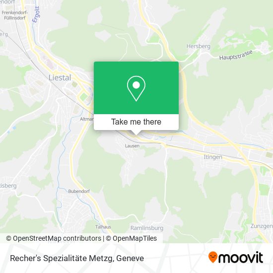 Recher's Spezialitäte Metzg map