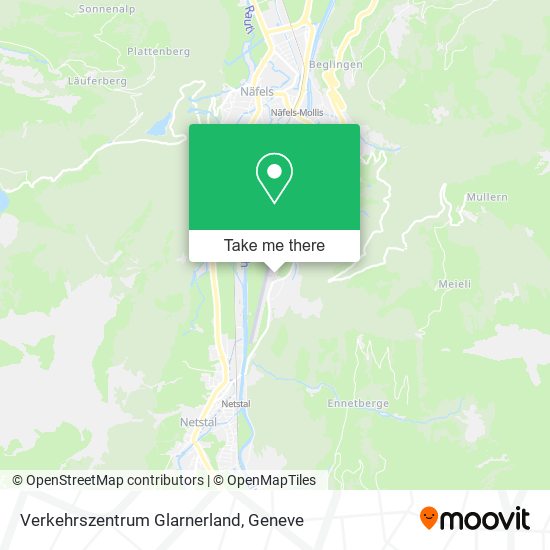 Verkehrszentrum Glarnerland plan