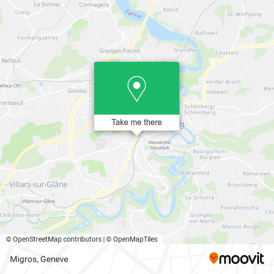 Migros map