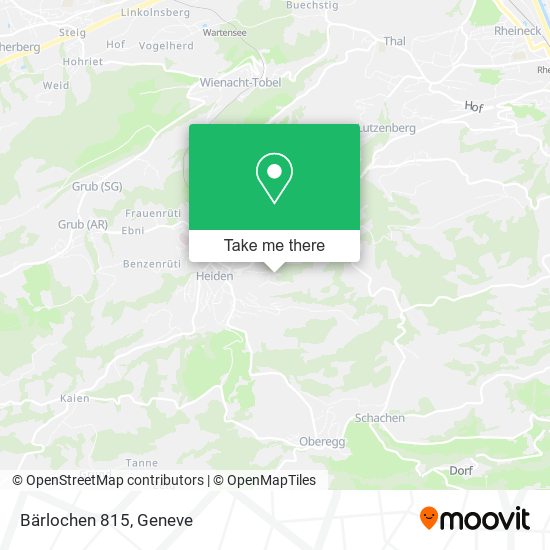 Bärlochen 815 map