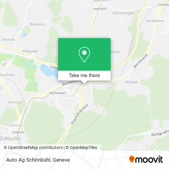 Auto Ag Schönbühl map