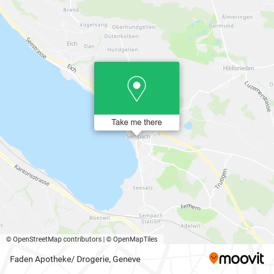 Faden Apotheke/ Drogerie map