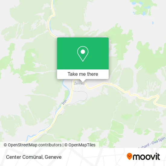 Center Comünal map