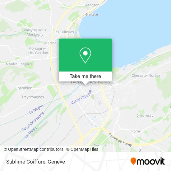 Sublime Coiffure map
